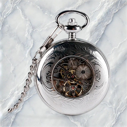 Montre À Gousset Ancienne Argent