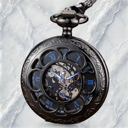 Montre à Gousset Bleu