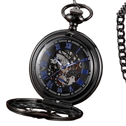 Montre à Gousset Bleu