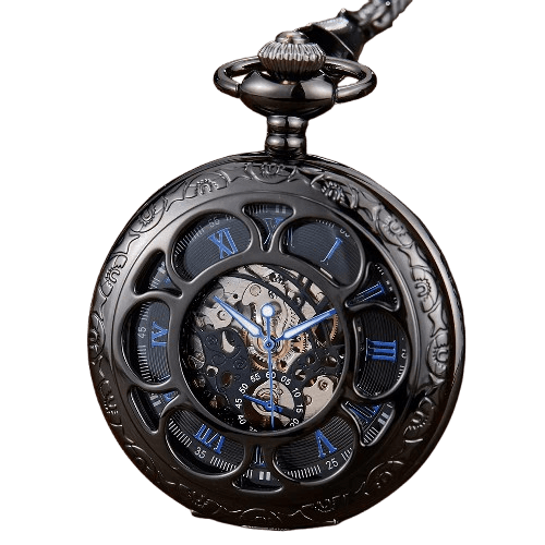 Montre à Gousset Bleu