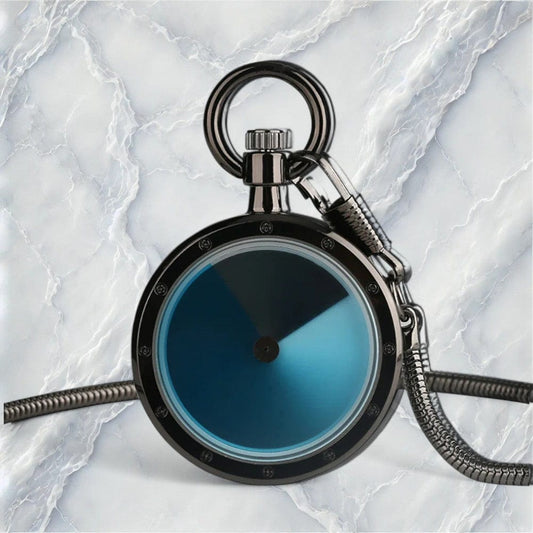 Montre à Gousset Bleu Design