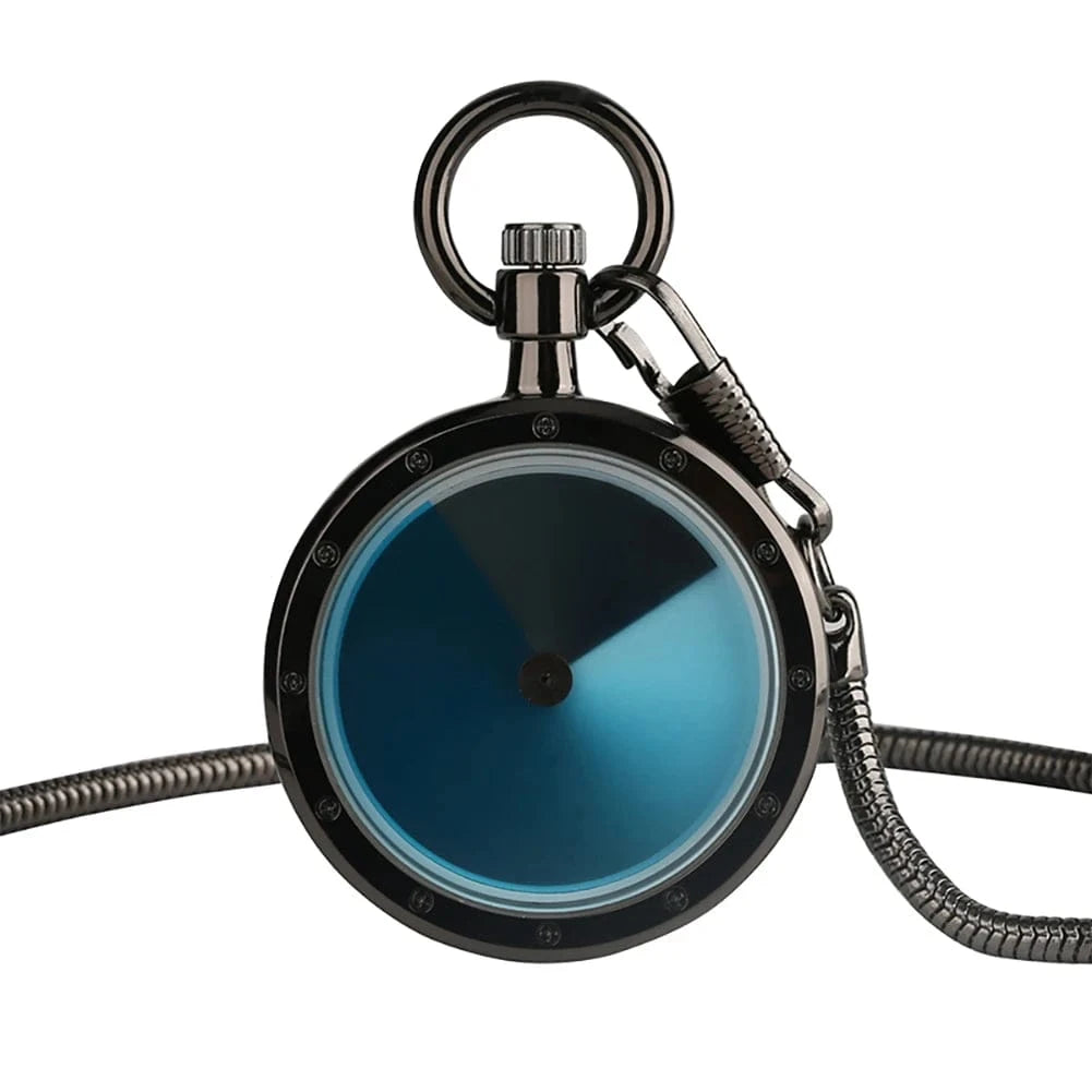 Montre à Gousset Bleu Design