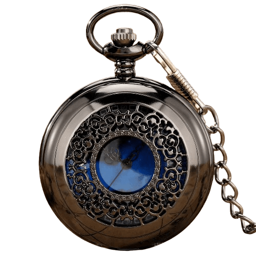 Montre à Gousset Bleu Nuit