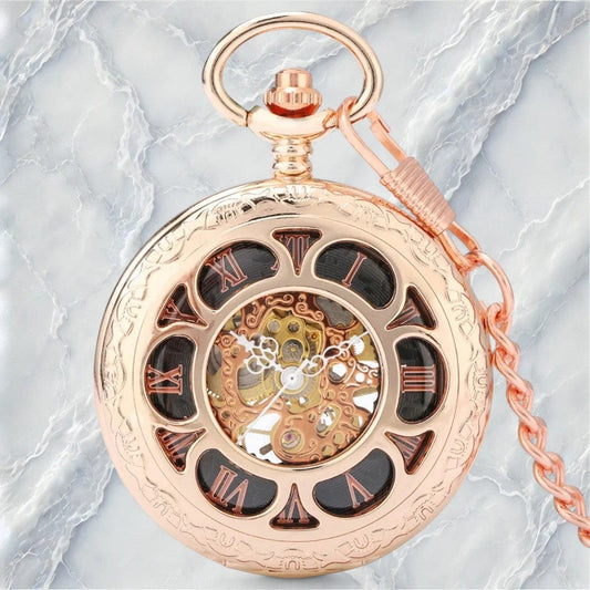 Montre à Gousset Boite à Fleurs