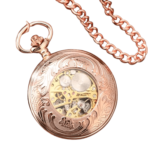 Montre à Gousset Boite à Fleurs