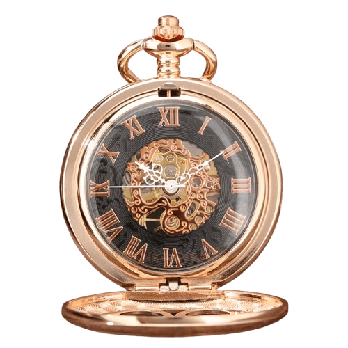 Montre à Gousset Boite à Fleurs
