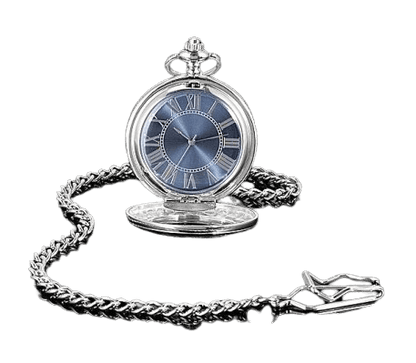 Montre à Gousset Cadran Bleu