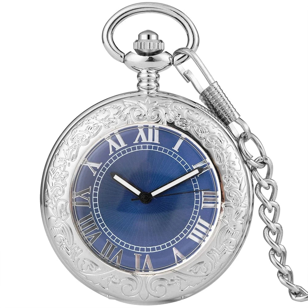 Montre à Gousset Cadran Bleu