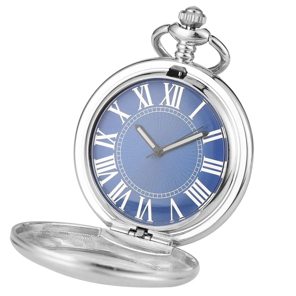 Montre à Gousset Cadran Bleu