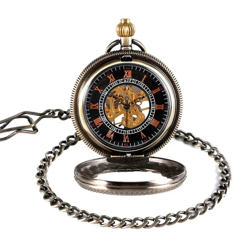 Montre à Gousset Femme Cadran Squelette