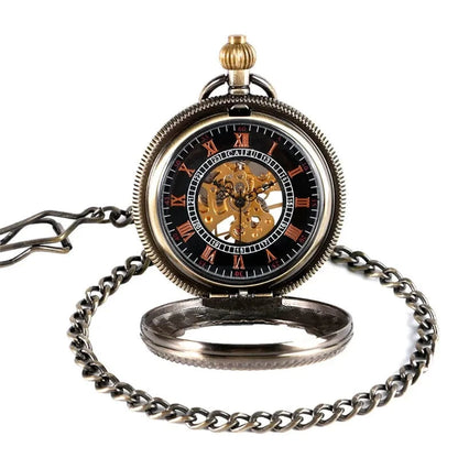 Montre à Gousset Femme Cadran Squelette