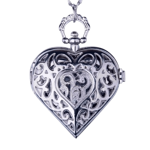 Montre à Gousset Femme Coeur
