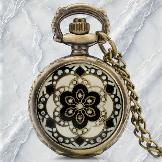 Montre à Gousset Femme Rosace