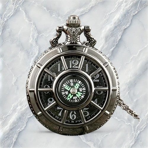 Montre à Gousset Homme Black Edition