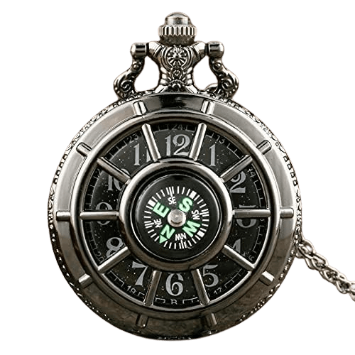 Montre à Gousset Homme Black Edition