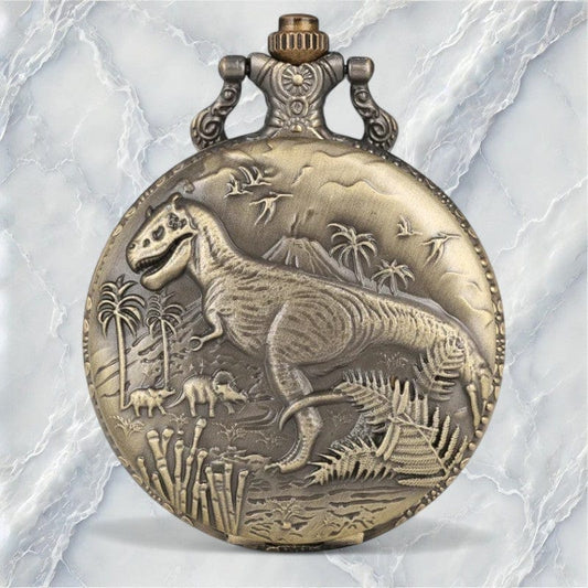 Montre à Gousset Homme Dinosaure