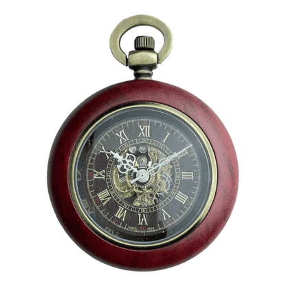 Montre à Gousset Homme en Bois