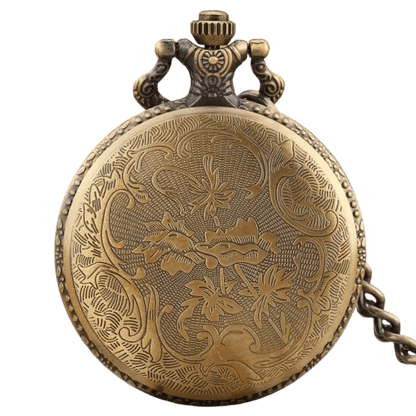 Montre à Gousset Homme Motif Tête de Mort Pirate