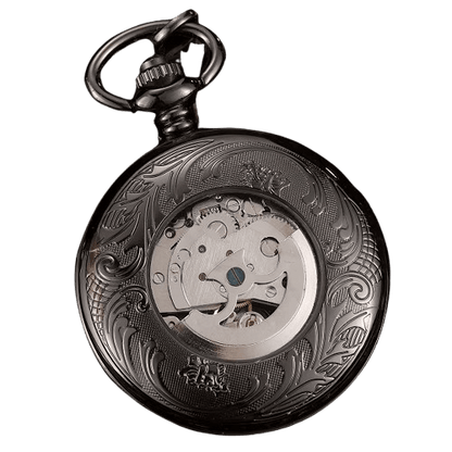 Montre à Gousset Homme Noir