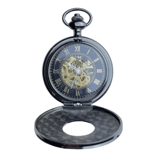 Montre à Gousset Homme Noir