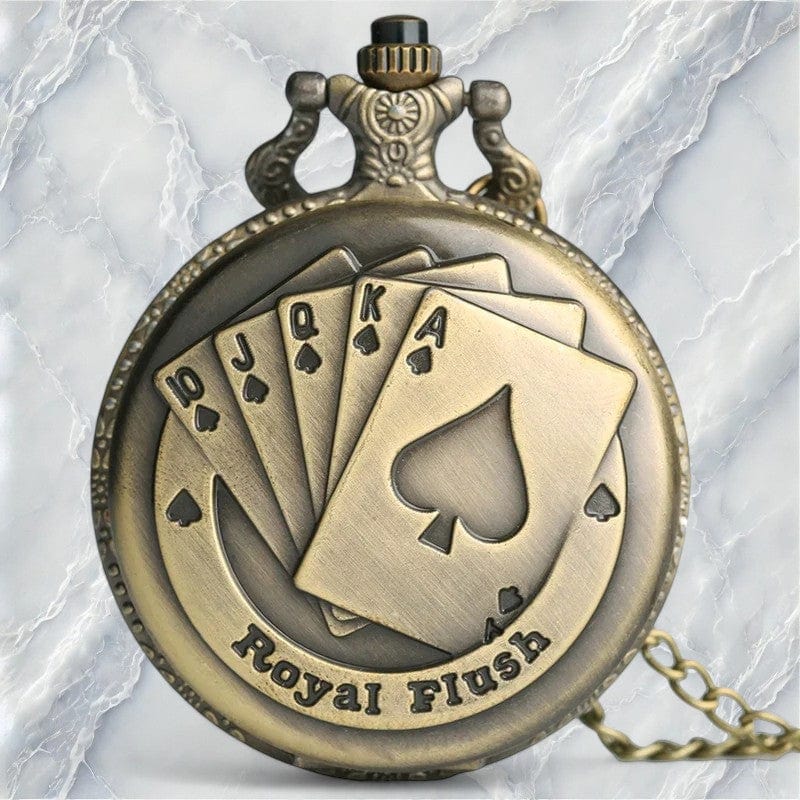 Montre à Gousset Homme Poker