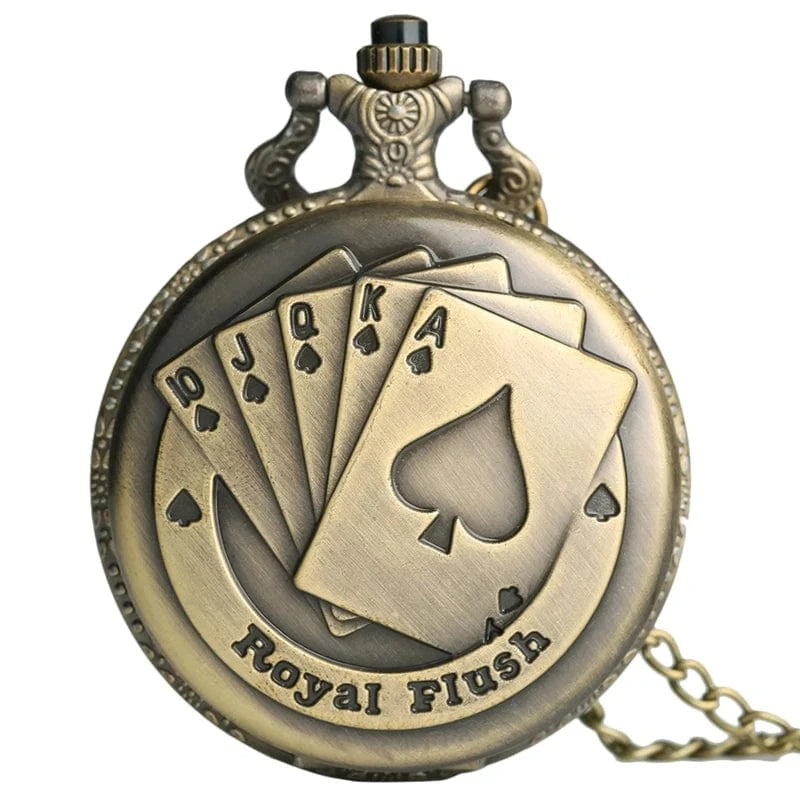 Montre à Gousset Homme Poker
