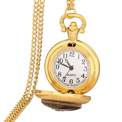 Montre à Gousset Lion Doré