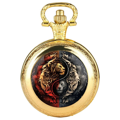 Montre à Gousset Lion Doré