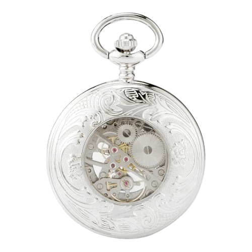 Montre à Gousset Mécanique Argenté