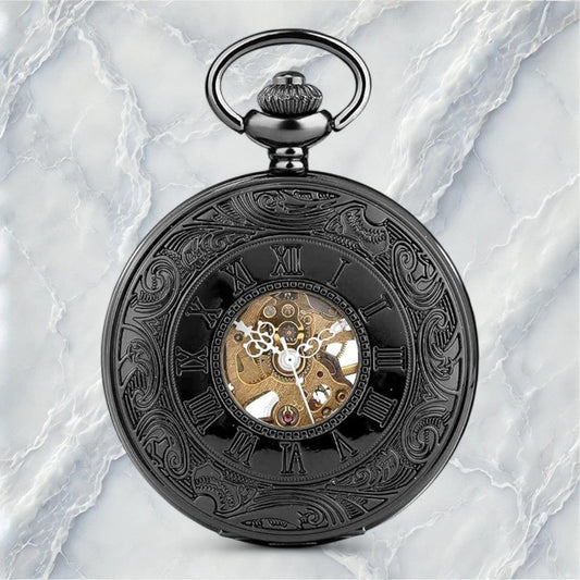 Montre À Gousset Mécanique noir