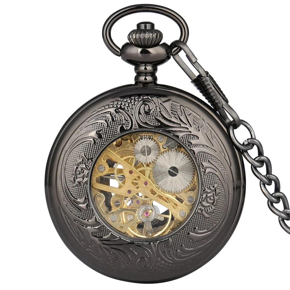 Montre À Gousset Mécanique noir