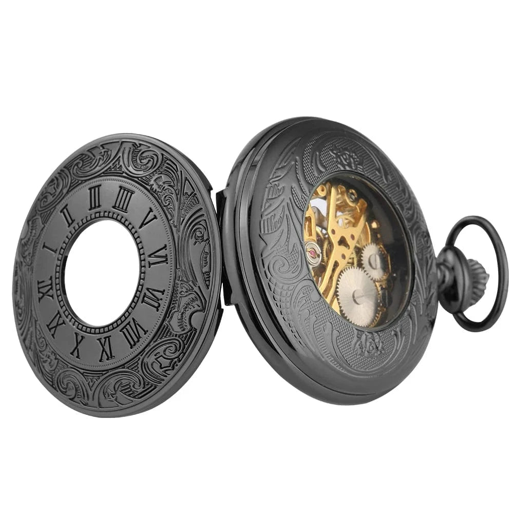 Montre À Gousset Mécanique noir