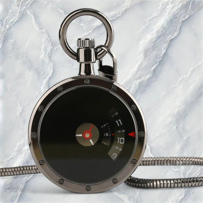 Montre À Gousset Moderne Noir