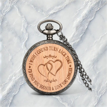 Montre à Gousset Motif Coeur