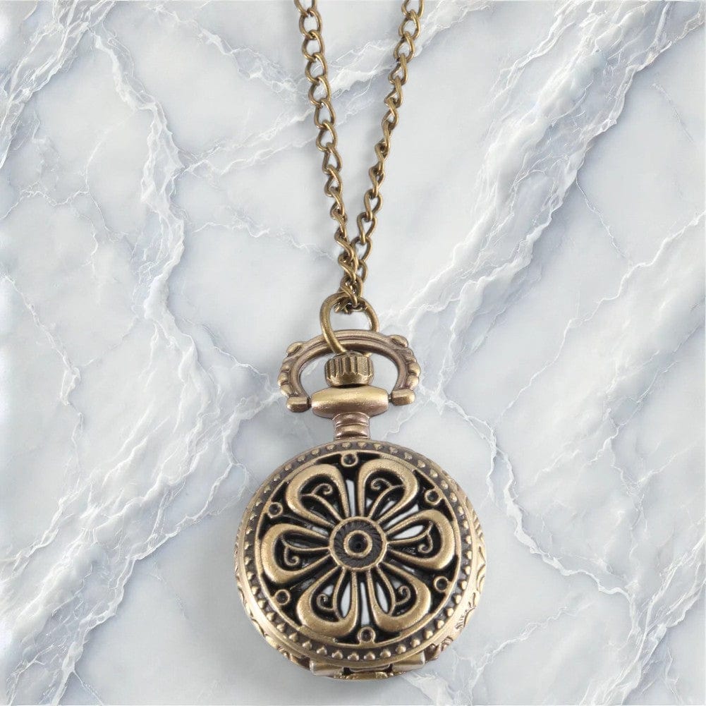 Montre à Gousset Pendentif Laval - Motif Fleur