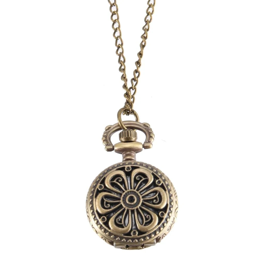 Montre à Gousset Pendentif Laval - Motif Fleur