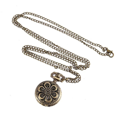 Montre à Gousset Pendentif Laval - Motif Fleur