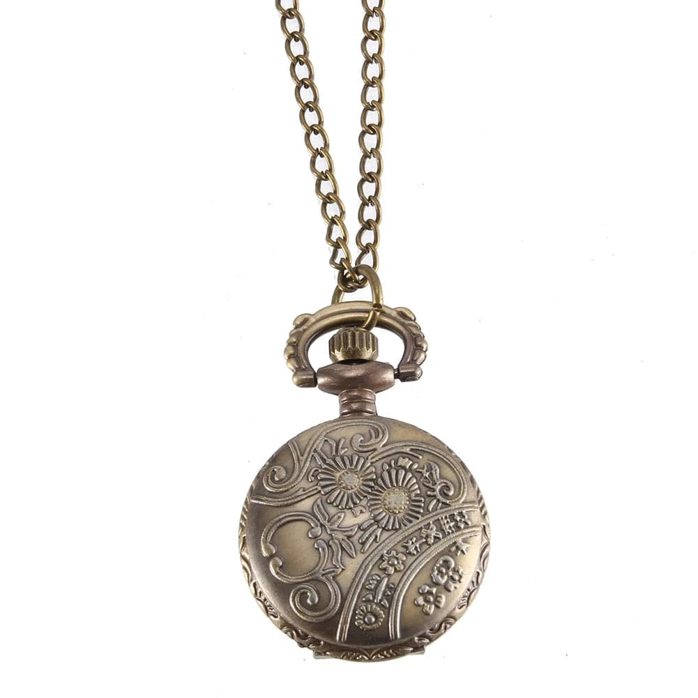 Montre à Gousset Pendentif Laval - Motif Fleur