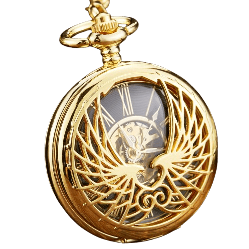 Montre à Gousset Phénix Dorée