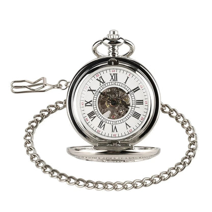 Montre À Gousset pour Homme en Argent