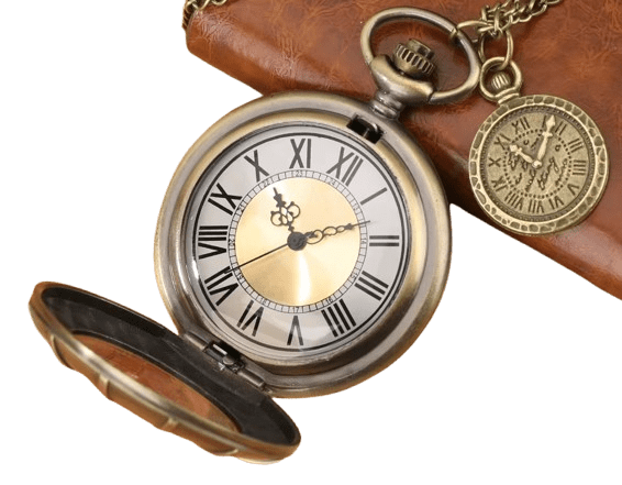 Montre à Gousset Rétro "Éclat de Soleil"