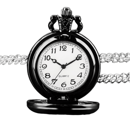 Montre à Gousset Roses Noires - Femme