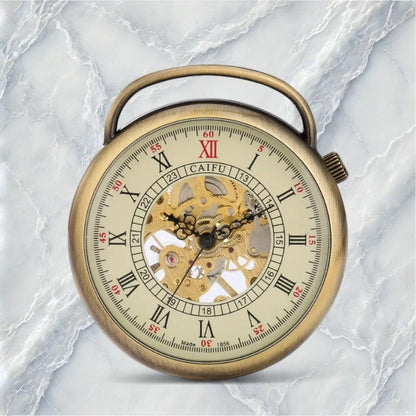 Montre à Gousset Squelette Mécanique