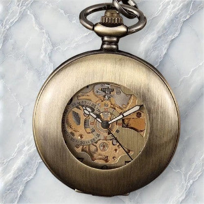 Montre à Gousset Squelette Réglable