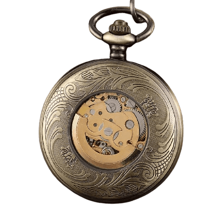 Montre à Gousset Squelette Réglable