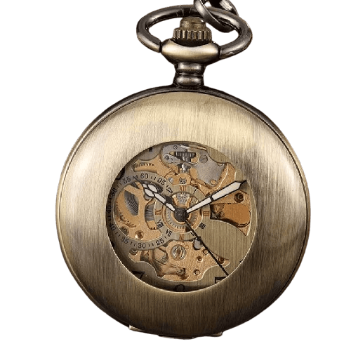 Montre à Gousset Squelette Réglable