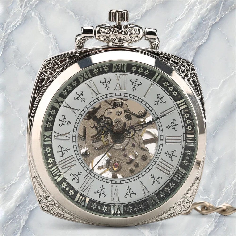 Montre à Gousset Vintage Sculptée