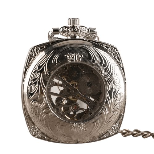 Montre à Gousset Vintage Sculptée