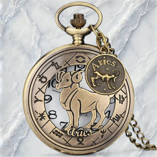 Montre de Poche Signe Astrologique Bélier