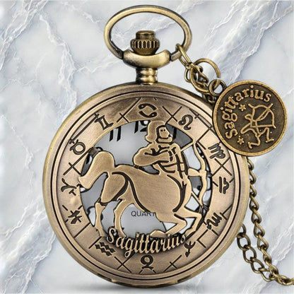 Montre de Poche Signe Astrologique Sagittaire